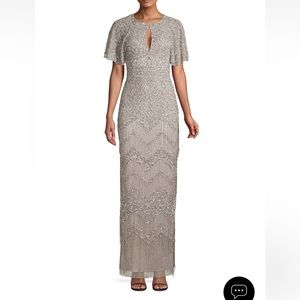Aidan Mattox Fully Beaded Evening Gown NWT (size 10)
